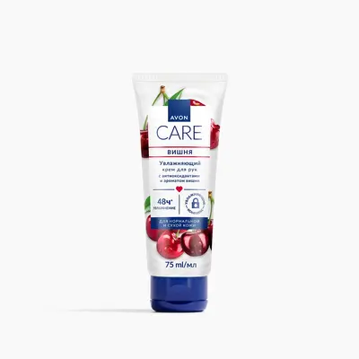 Крем для рук с антиоксидантами и ароматом вишни Avon Care, 75 мл