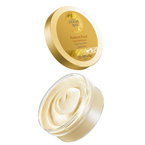 SPA Крем-баттер для тела с мерцающим эффектом и ароматом дерева уд *Сияние золота*, 200 мл ПОЛЬША