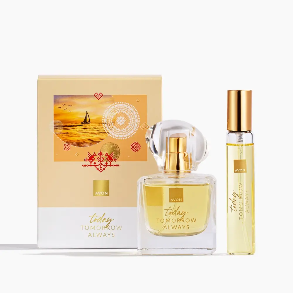 Набор today для нее (45мл. + 10мл. + интерьерное украшение  today)